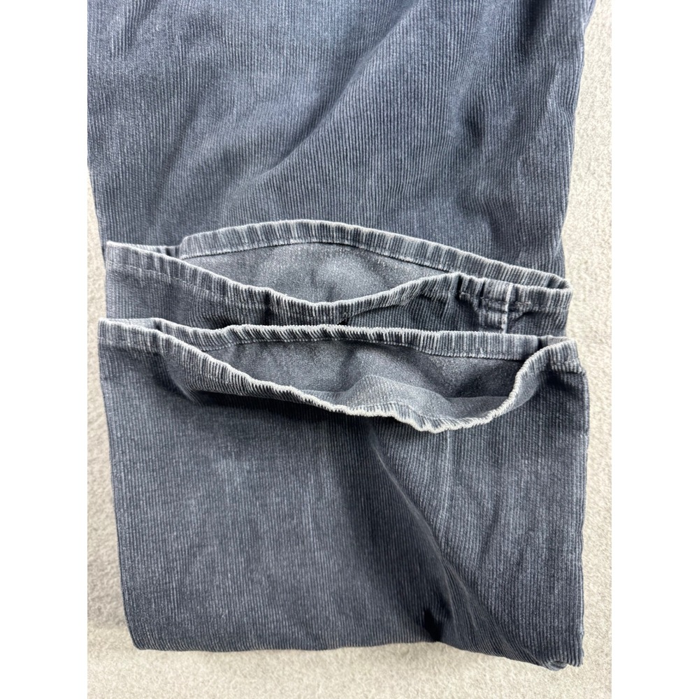 Gap Corduroy Pants Men 34x30 Dark Gray Low Rise Boot Fit Cotton Blend - Picture 11 of 12